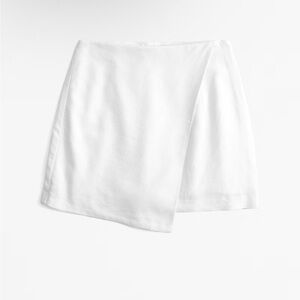 Abercrombie & Fitch linen White Skirt